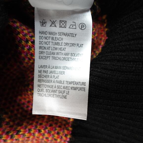 NWT Farm Rio Sweater Womens Small Shiny Zebra Sweater Balloon Sleeve Multicolor - Picture 8 of 14